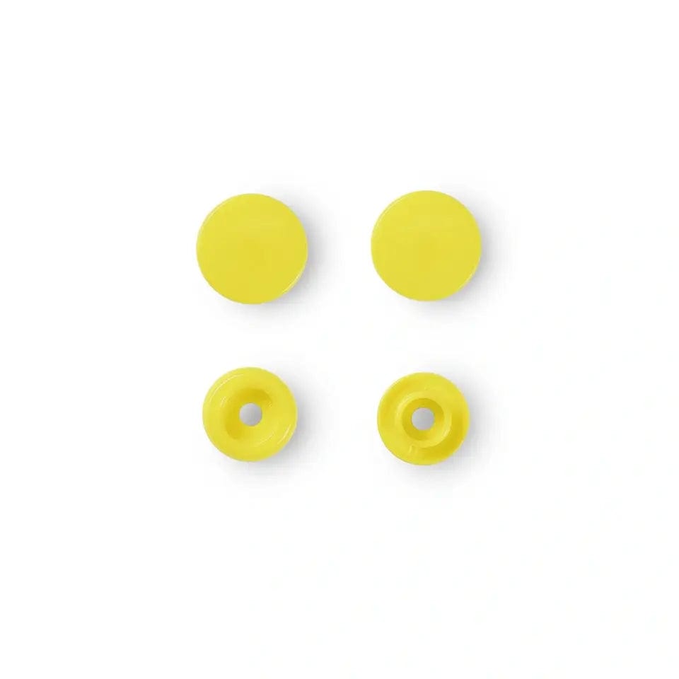 PRYM Snap Fasteners Ø12.4 mm 30 pcs - Yellow
