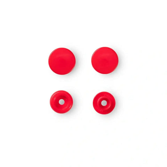 PRYM Snap fasteners Ø12.4 mm, 30 pcs, red