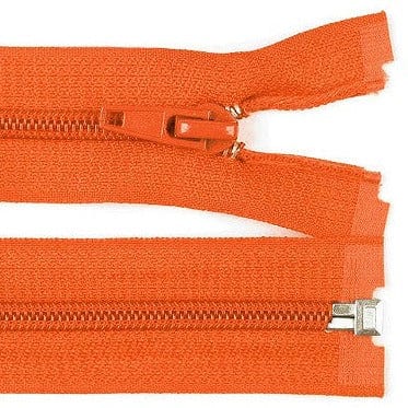 Orange zipper opening