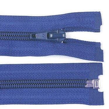 zip opening-cornflower blue