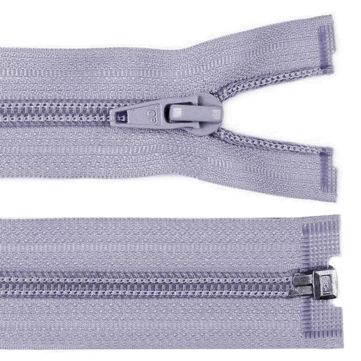 Easy-to-open zipper, lilac gray
