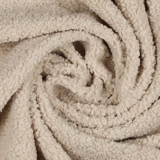 Teddy fabric-beige 270 g/m²