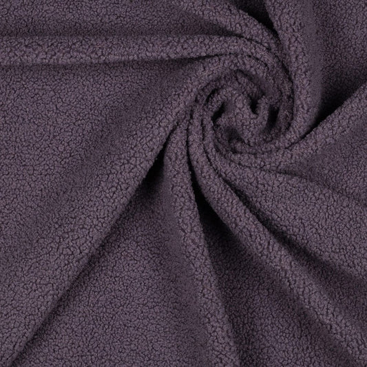 Teddy fabric, lilac 270 g/m²