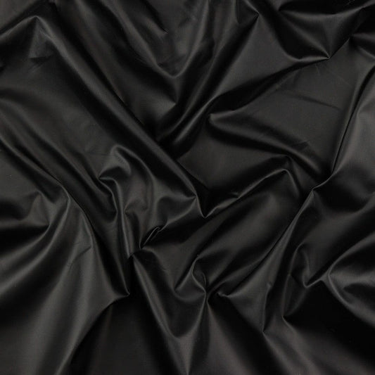 Waterproof raincoat fabric-black 70 g/m²