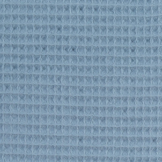 Waffle fabric, blue-grey 230 g/m²