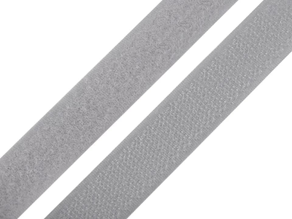 2 cm grey Velcro tape