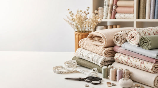 Fabric store in Cēsis with a wide selection of fabrics and sewing supplies available to view in person