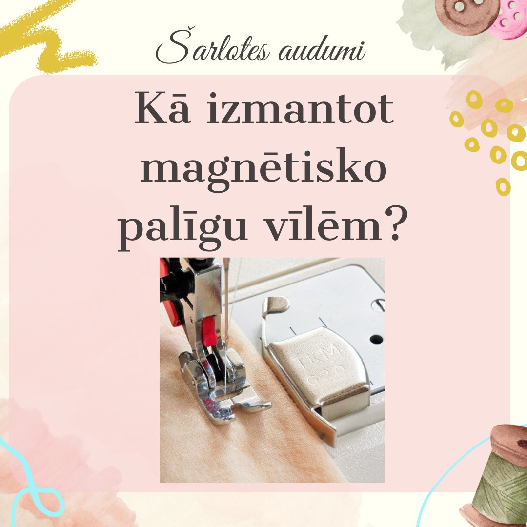How to use a magnetic seam guide for straight seams? - Charlotte's Fabrics