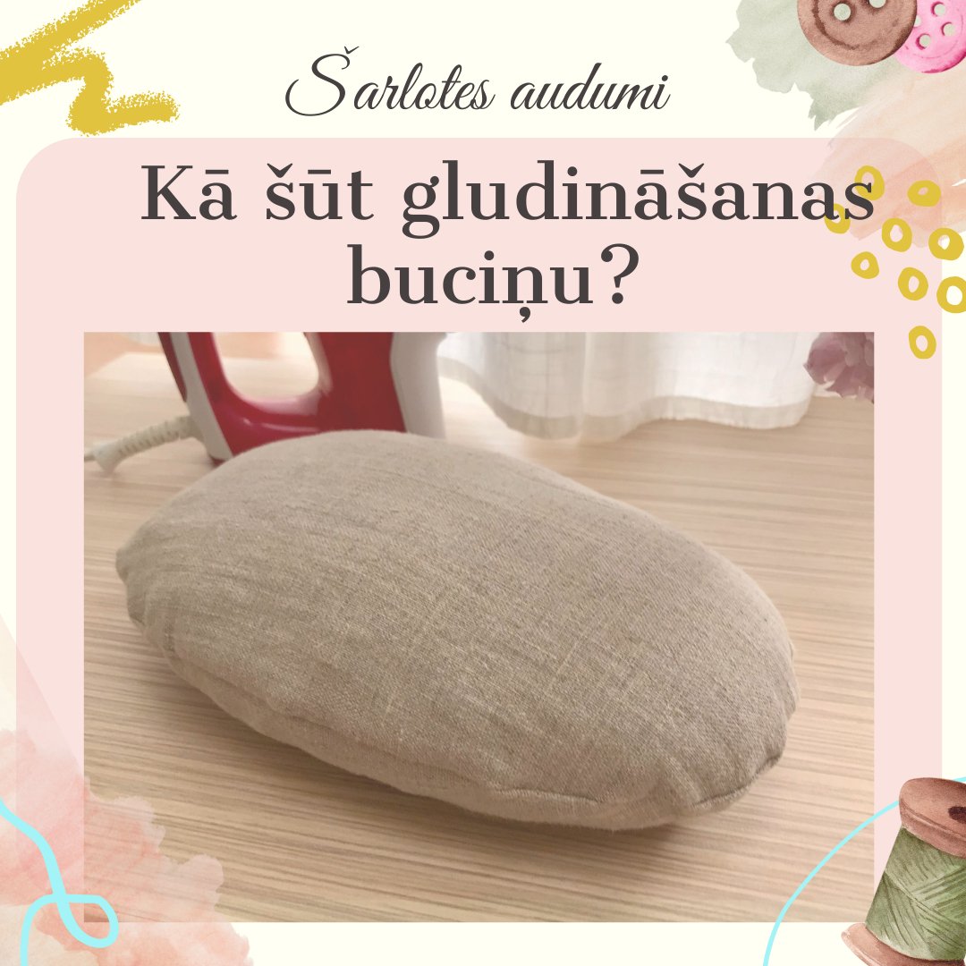 How to sew an ironing helper - "Buciņš" - Charlotte's fabrics
