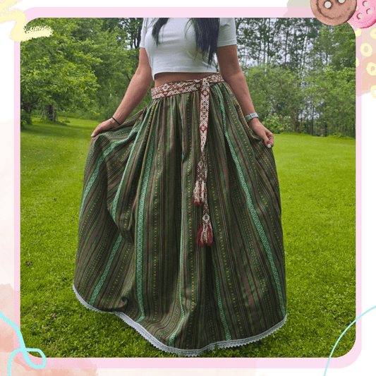 How to Sew a Midsummer Skirt - Šarlotes audumi