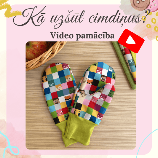 How to sew softshell gloves? (Video tutorial) - Šarlotes audumi