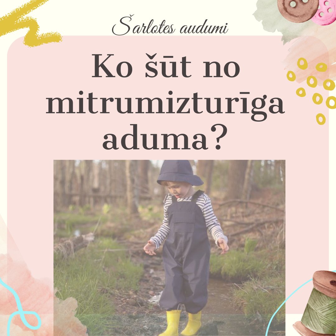 What to sew from moisture-resistant fabrics? - Šarlotes audumi