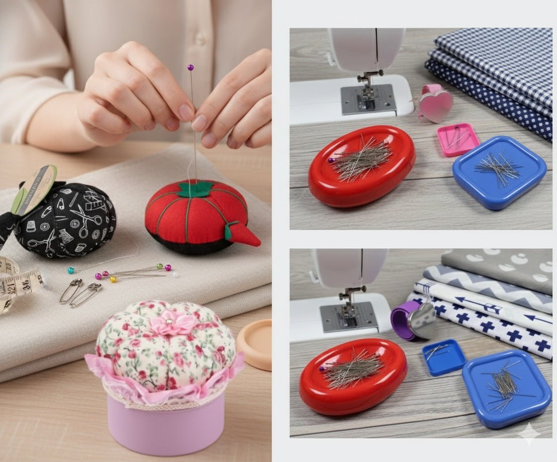 alt
Pin cushions | Magnetic trays - Šarlotes audumi