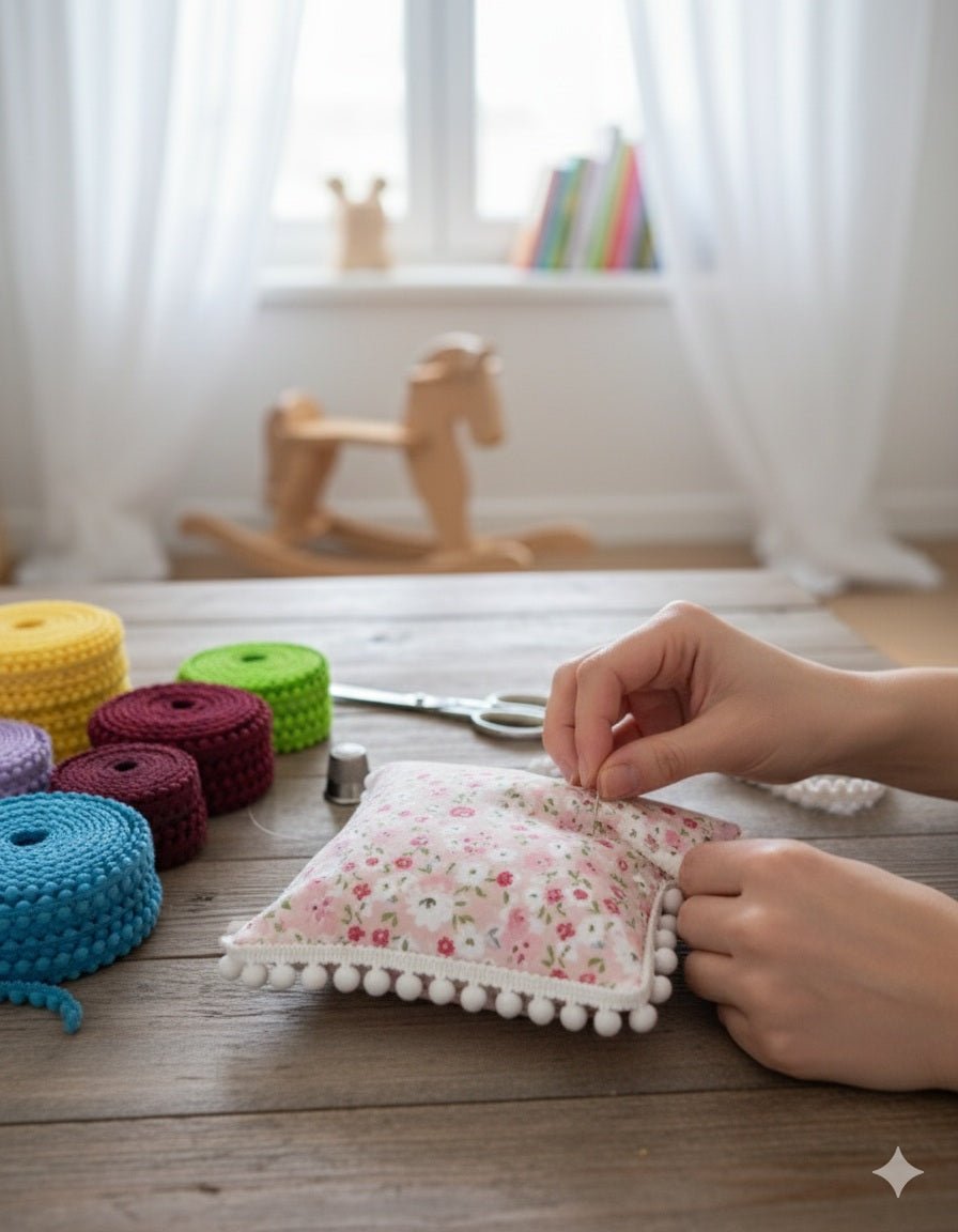 Pom Pom ribbons - Charlotte fabrics