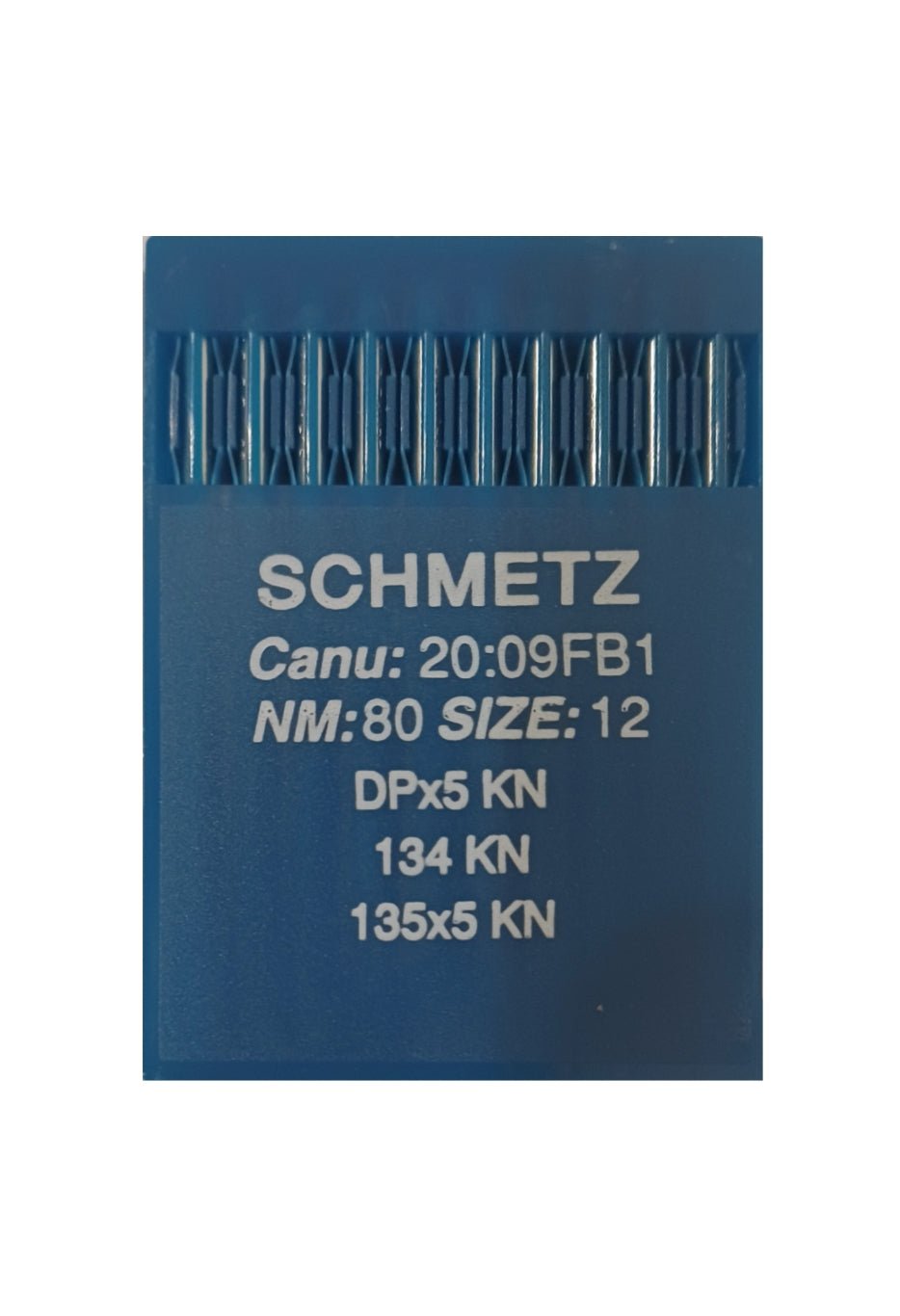 The image shows industrial sewing machine needles available for purchase at Šarlotes Audumi