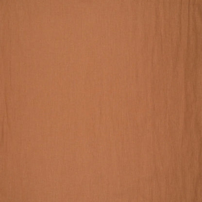 100% Softened Linen Fabric - Cognac 165 g/m²