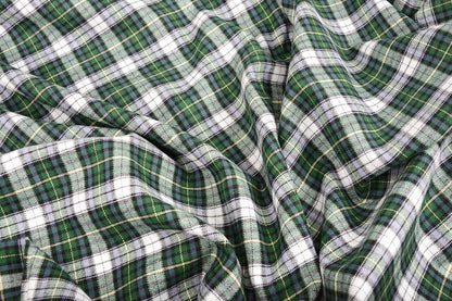 Flannel-green checkered 120 g/m²