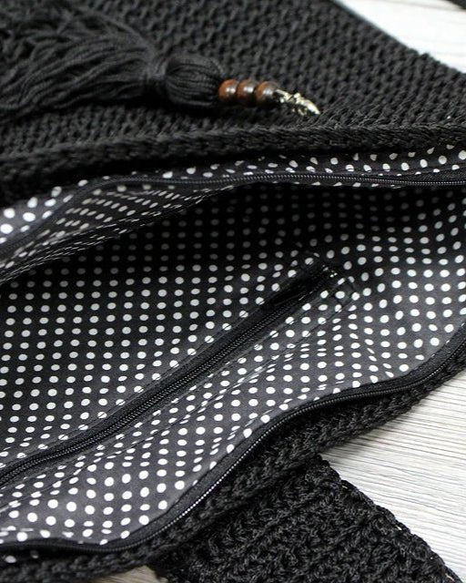 100% bawełniana tkanina – białe kropki na ciemnoniebieskim tle (3 mm) 115 g/m²