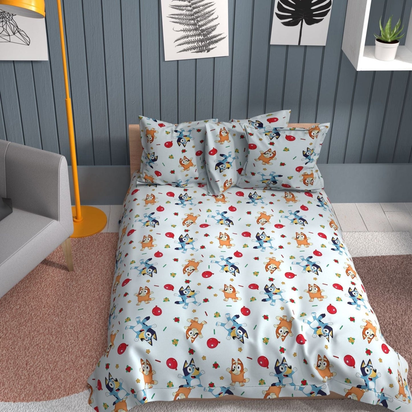 100% Cotton fabric - Bluey 220cm 146 g/m²
