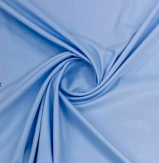 100% Cotton fabric - sky blue 220cm 146 g/m²