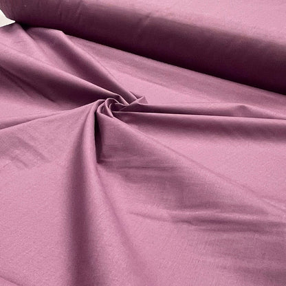 100% tkanina bawełniana – przydymiony odcień śliwki 125 g/m²