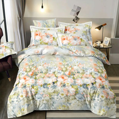 100% Cotton fabric - painted meadow 220cm 146 g/m²