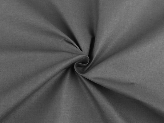 100% Cotton Fabric - Graphite Gray 125 g/m²