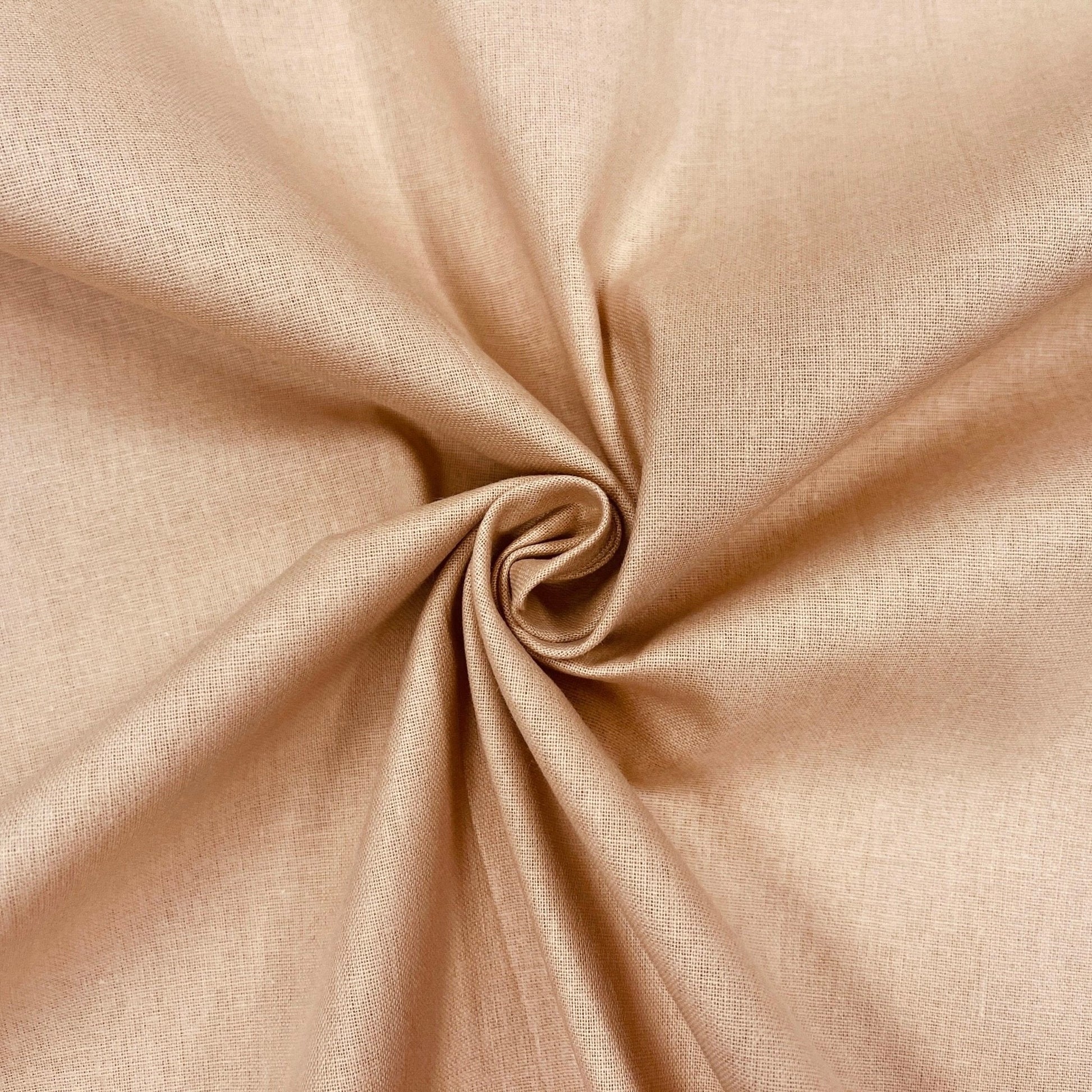 100% tkanina bawełniana, kawa z mlekiem (Latte) 220cm 146 g/m²