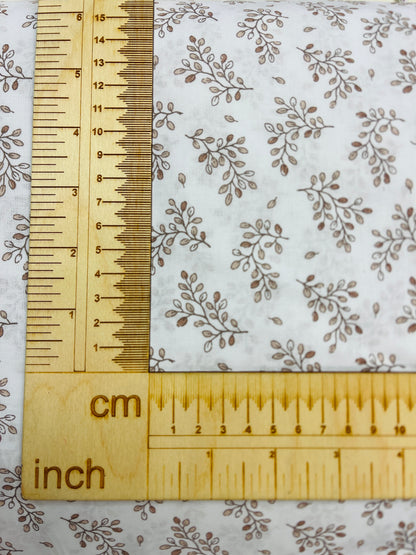 100% Cotton fabric - tree branches 125 g/m²