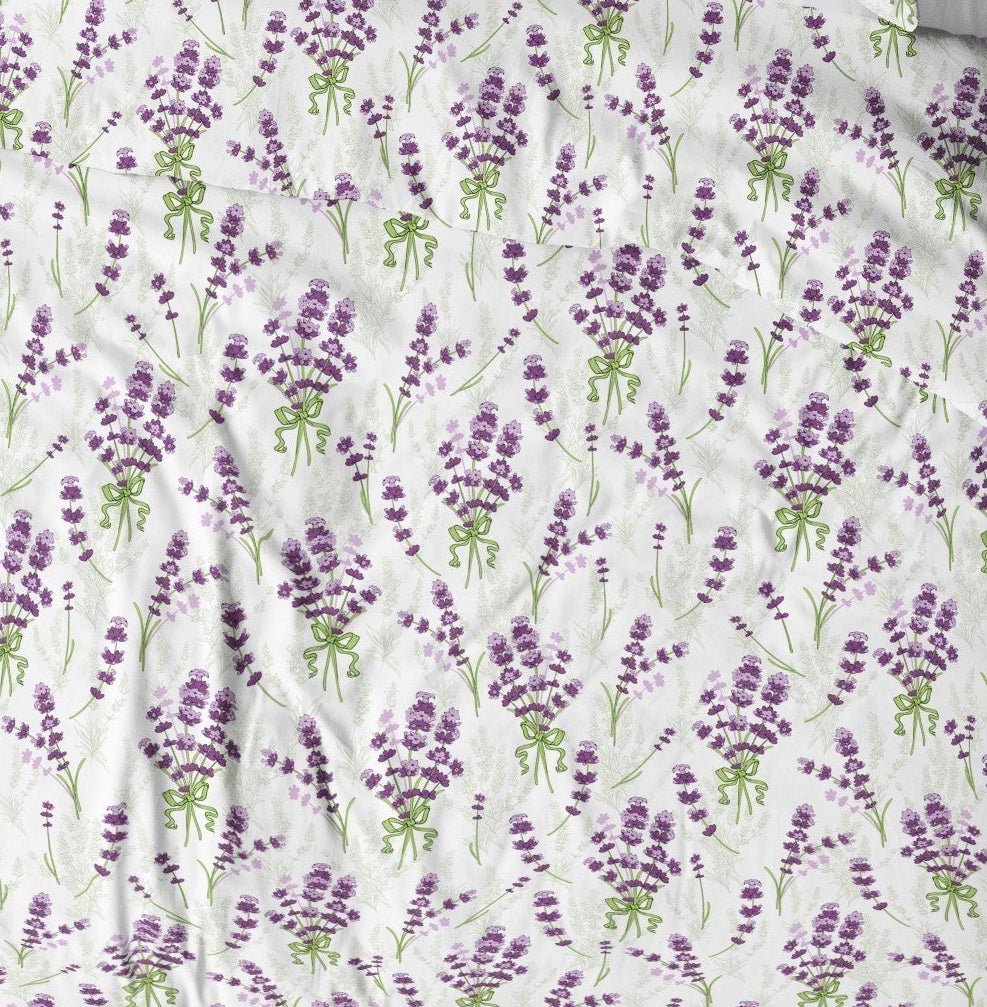 Image of 100% cotton fabric - lavender 125 g/m² – available at Šarlotes audumi