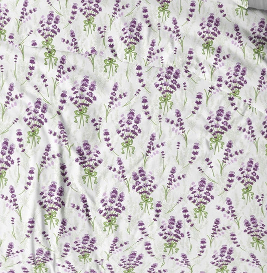Attēls ar 100% Kokvilnas audums-lavandas 125 g/m² – pieejams Šarlotes audumi