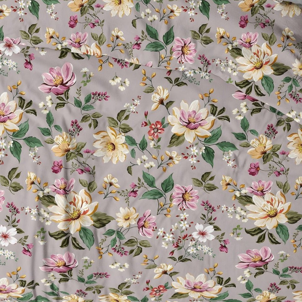 Image of 100% cotton fabric - Soft peony romance 125 g/m² – available at Šarlotes audumi