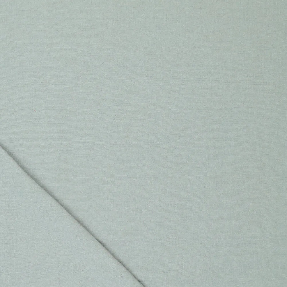Image of 100% cotton fabric washed | Washed - smoky blue 85 g/m² – available at Šarlotes audumi