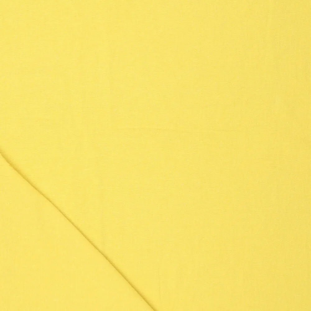 Image of 100% cotton washed fabric| Washed - yellow 85 g/m² – available at Šarlotes audumi