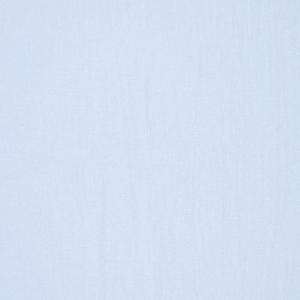 Image of 100% washed cotton fabric| Washed - light blue 85 g/m² – available from Šarlotes audumi