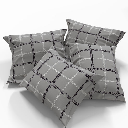 Image of 100% cotton fabric - modern checks 220cm 146 g/m² – available at Šarlotes audumi