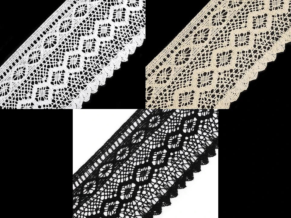 100% Cotton lace|12,5 cm| natural