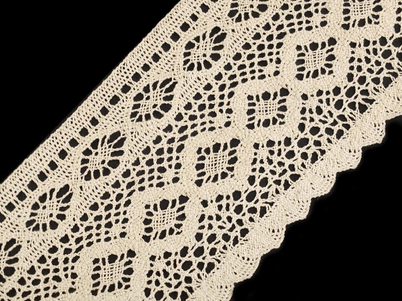100% Cotton Lace|12.5 cm| natural