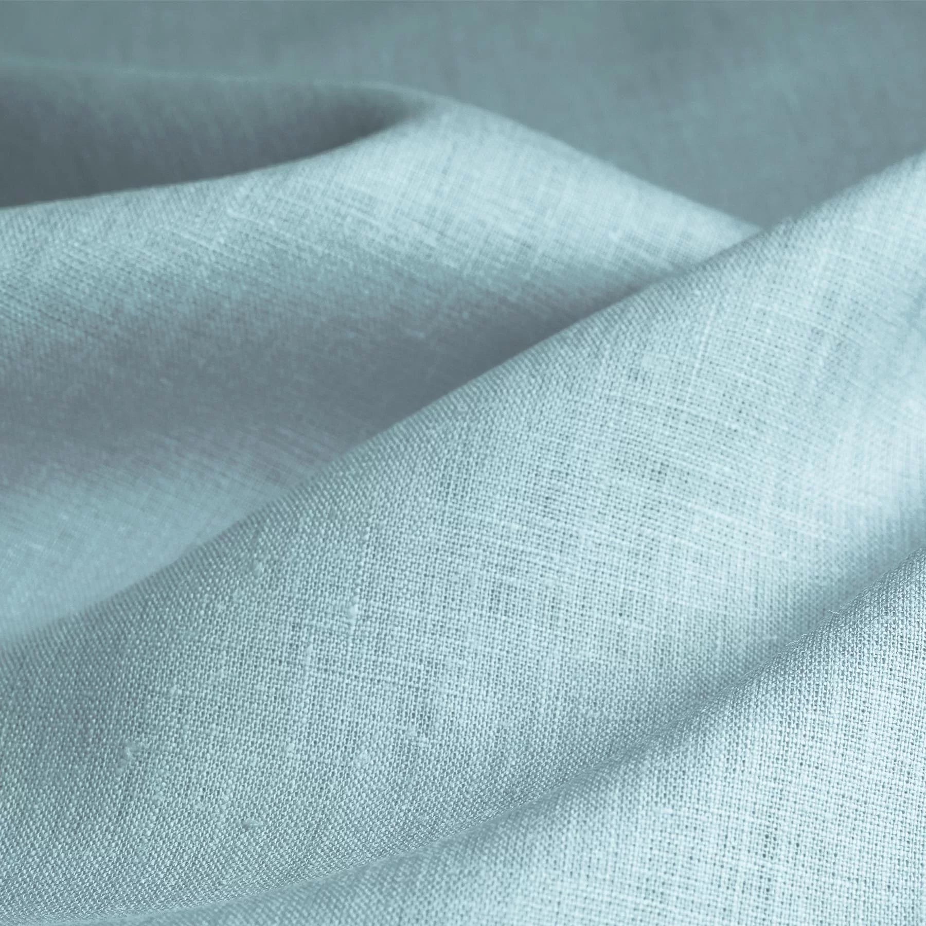 100% Lina audums - zilais mentols 230 g/m²
