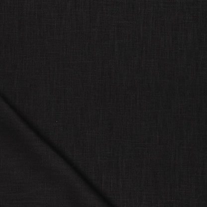 100% linen fabric–black | 230 g/m² | Enzyme washed