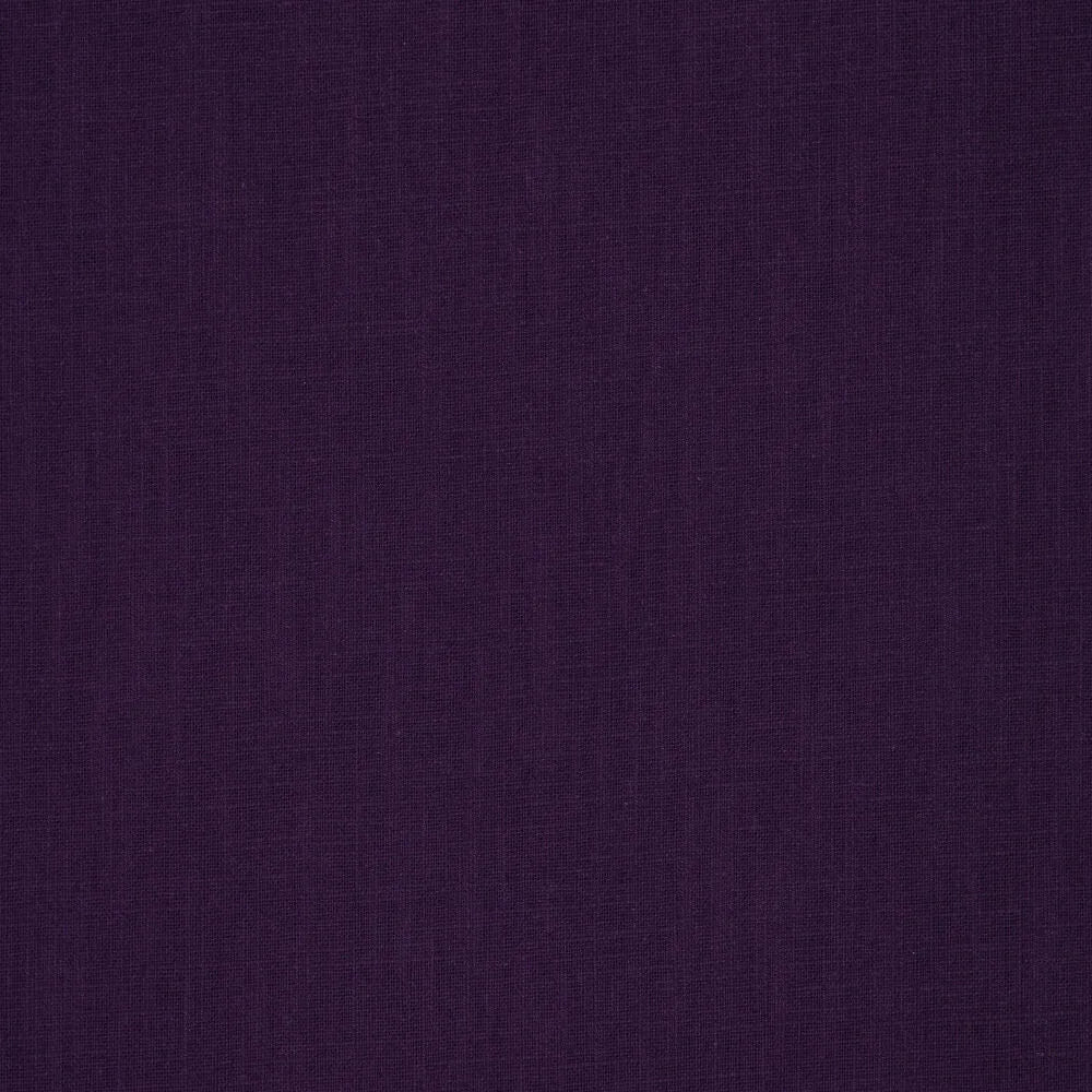 100% Linen fabric–dark purple | 230 g/m² | Enzyme washed