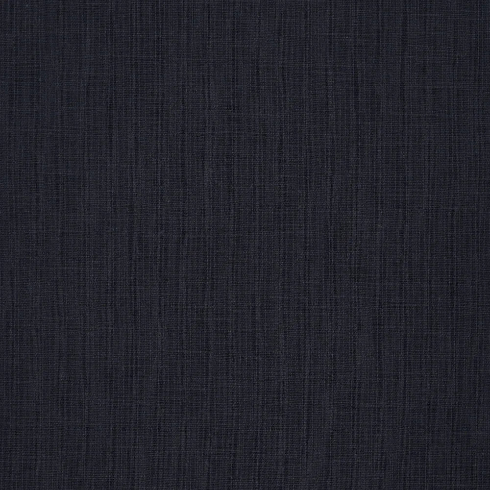 100% Linen fabric–dark blue| 230 g/m² | Enzyme washed