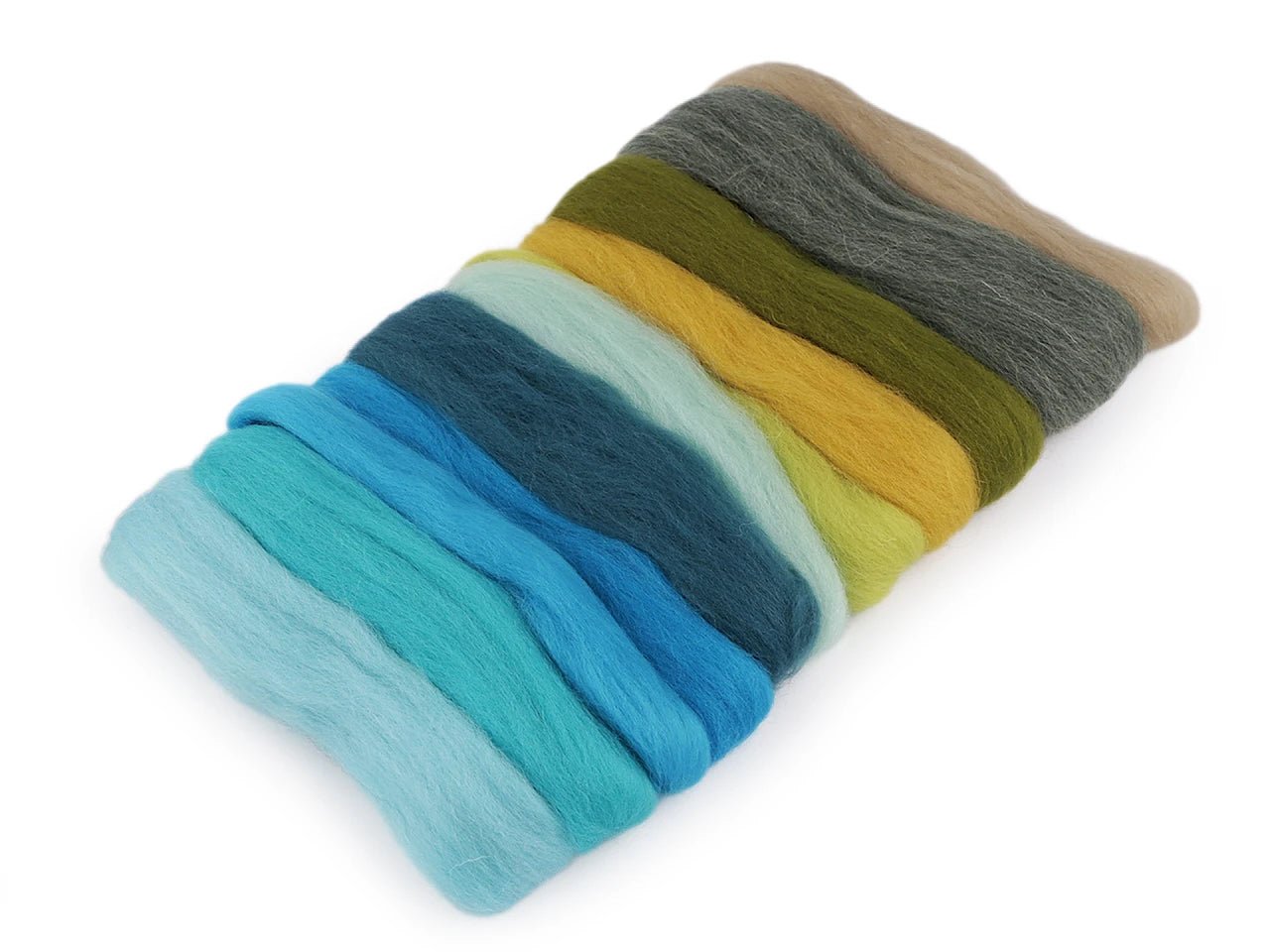 100% MERINO wool for felting (carded wool) - 50g mix