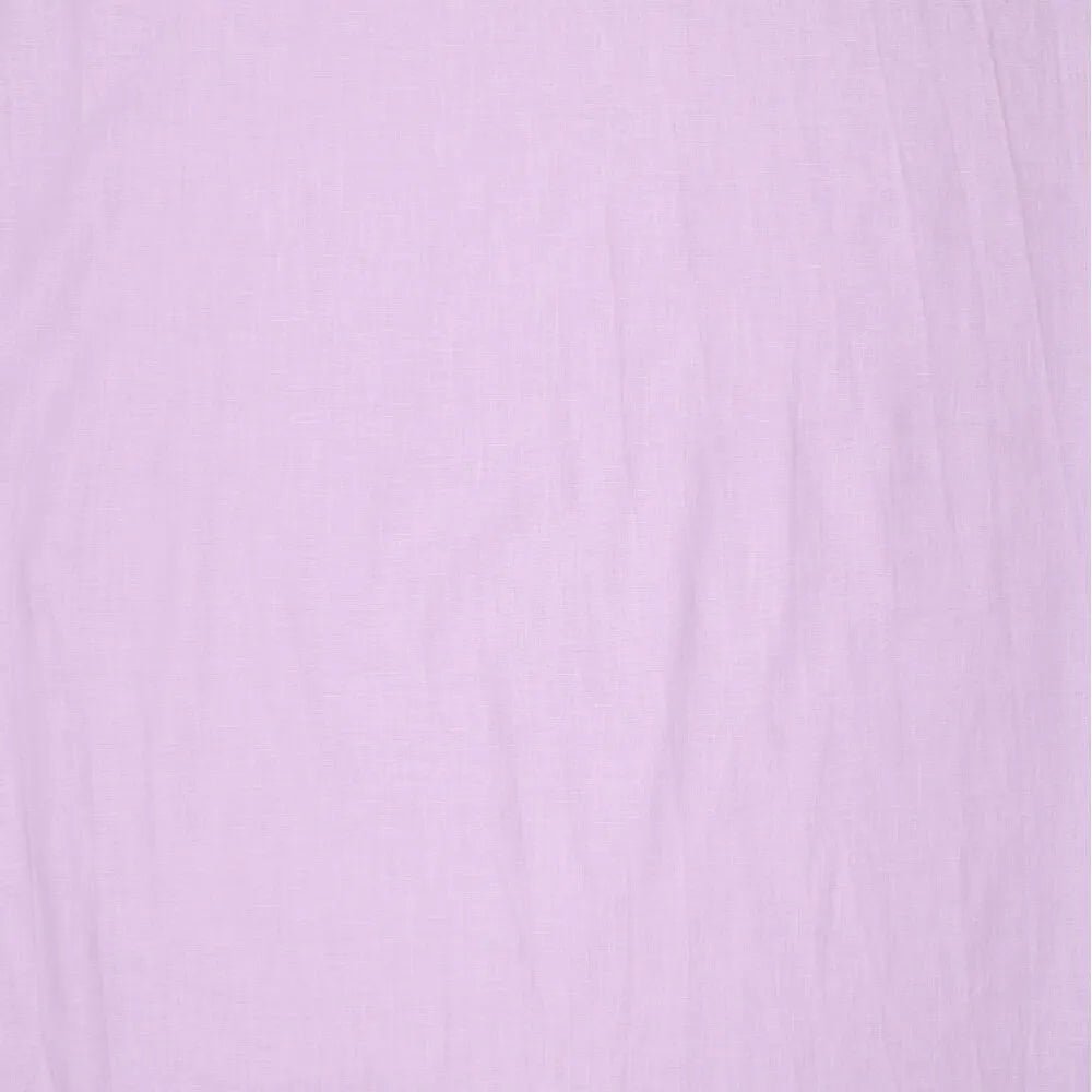 Image of 100% softened linen fabric - lilac, 165 g/m² – available at Šarlotes audumi