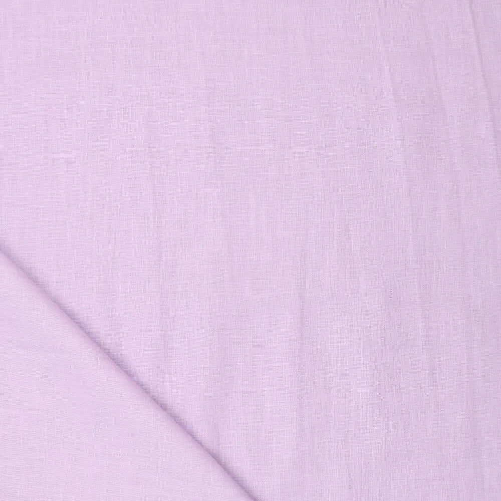 Image of 100% soft linen fabric, lilac purple, 165 g/m² – available at Šarlotes audumi