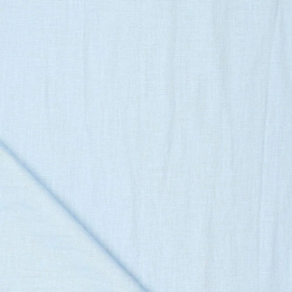 100% softened linen fabric, light blue 165 g/m² – available online at Charlotte's Fabrics