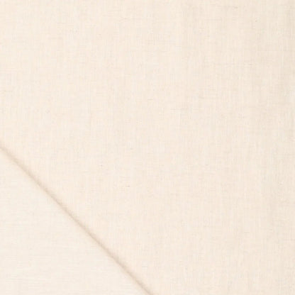 Image of 100% softened linen fabric, soft cream, 165 g/m² – available at Charlotte's Fabrics