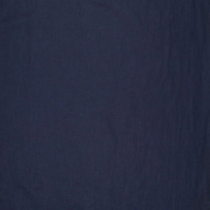 Image of 100% softened linen fabric - dark blue 165 g/m² – available online at Šarlotes audumi