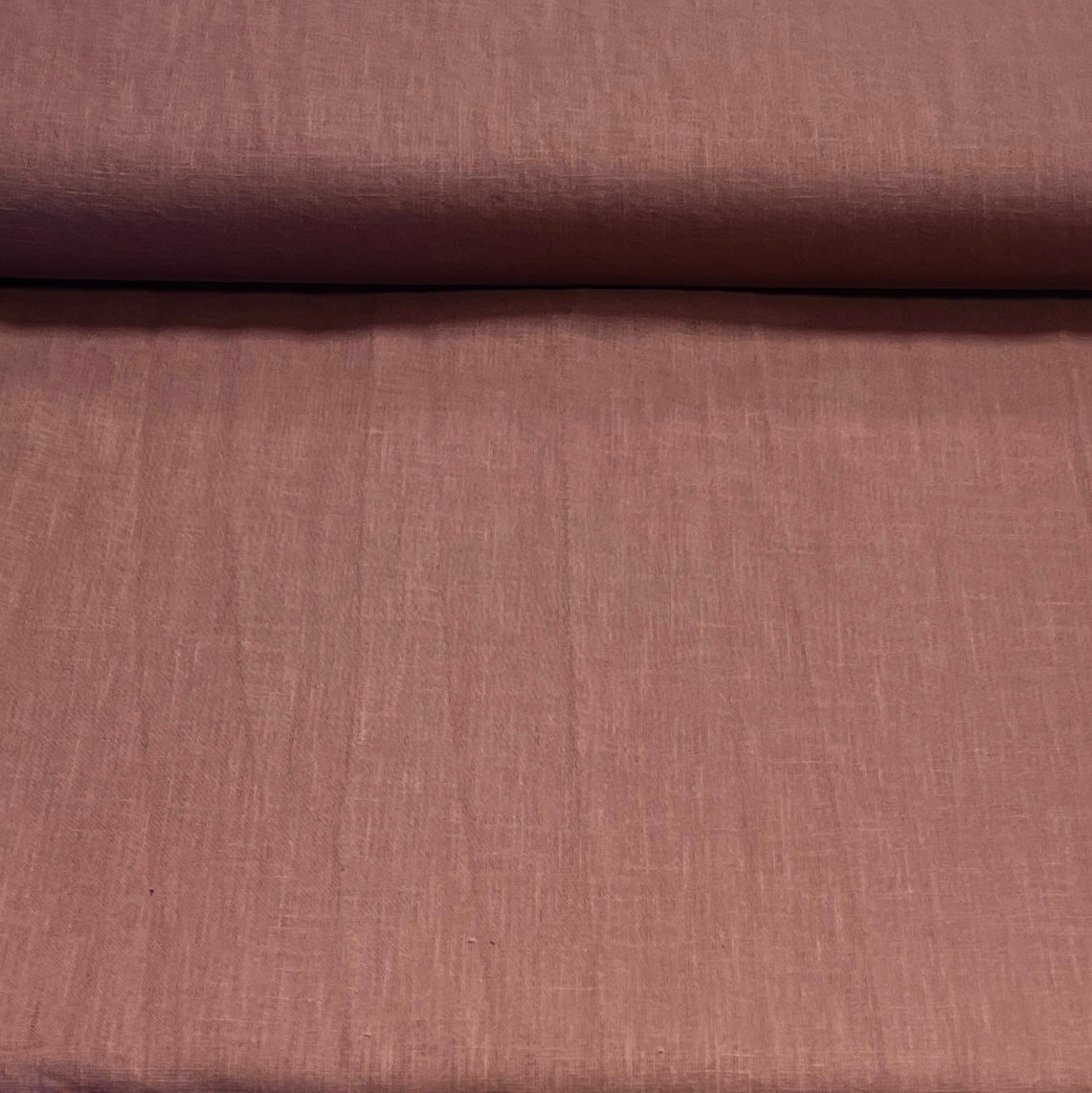 100% Softened linen - smoky plum shade 165 g/m²