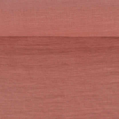 100% Softened linen - warm rose tone 205 g/m²